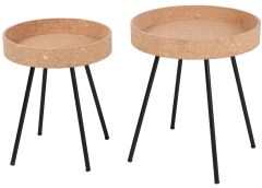 Diivanilaudade komplekt 2tk, kork