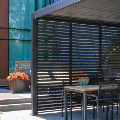 Varikatus MIRADOR 3x6xH2,5m, tumehall