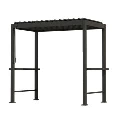 Varikatus MIRADOR BBQ 2,55x1,5m, tumehall