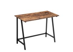 Kirjutuslaud, pruun/must