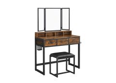 Tualettlaud, pruun/must