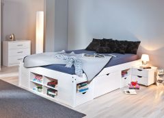 Voodikomplekt 160x200 cm, valge