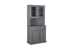 Puhvetkapp Luzerna, hall/seepia