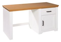 TV-alus Maluno 48x166 cm, valge/tamm
