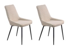 Söögitoolide komplekt, 2tk, beež