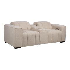 Diivan HUB 2-kohaline elektriline recliner, keskkonsooliga, beež