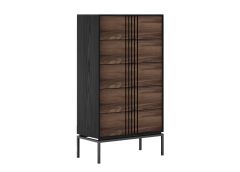 Vitriin 22809 must tamm/pähkel