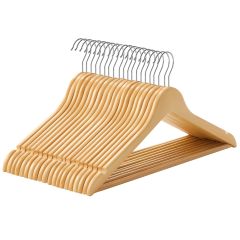 Puidust riidepuude komplekt 20tk, naturaalne