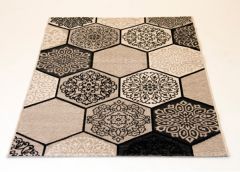 Vaip Village 27212/356 (beež/pruun/hall romb) 120x170