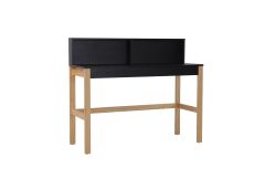 Kirjutuslaud, must/mänd