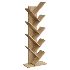 Raamaturiiul 141,5 cm, sonoma tamm