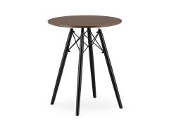 Söögilaud Todi Ø60 cm, tume saar