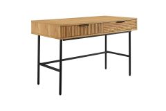 Kirjutuslaud Lyon 60x120 cm, naturaalne tamm/must