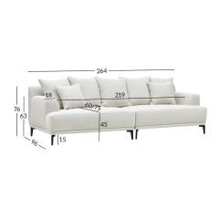 Diivan MAGNOLIA 4-kohaline, helebee˛