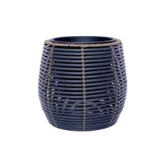 Lillepotiümbris WICKER D28x26cm, tumehal