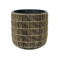 Lillepott WICKER D35xH36cm, helepruun
