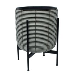 Lillepott WICKER alusega 38x38xH49cm, ha