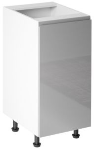 Köögi põrandakapp Aspen2 D40, hall kõrgläige