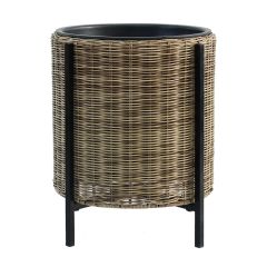 Lillepott WICKER alusega D39xH45cm, hele