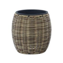 Lillepott WICKER D20xH20cm, helepruun