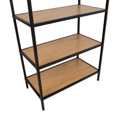 Riiul HEDVIG 63x33xH152cm, saar/must