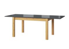 Pikendatav söögilaud Kama 90x136-210 cm, Camargue tamm/must