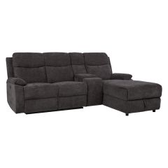 Nurgadiivan PROVENCE PN, elektriline/manuaalne recliner, tumehall