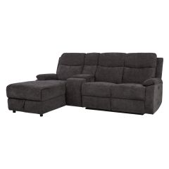 Nurgadiivan PROVENCE VN, elektriline/manuaalne recliner, tumehall