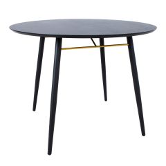 Söögilaud LUXEMBOURG D100xH75cm, must