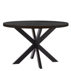 Söögilaud VANCOUVER D120xH75cm, must sui