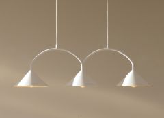 Laelamp Curve 3, valge