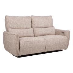 Diivan BASTIAN 3-kohaline, elektriline recliner, beež