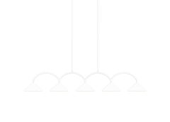 Laelamp Curve 5, valge