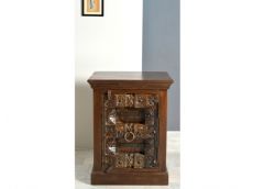 Öökapp Almirah, taaskasutatud puit/pruun