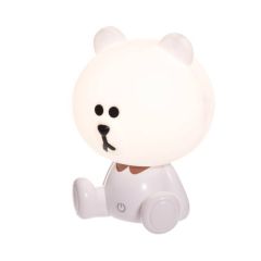 DIMMERDATAV LAUALAMP BEAR 321233 VALGE