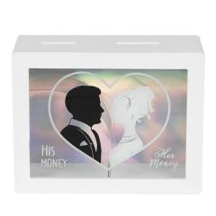 RAHAKASSA HIS&HERS 6H1884 18x7x14cm VALGE