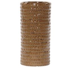 DEK.VAAS SIMBA 23271 30X13CM PRUUN KERAAMIKA