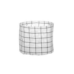 KORV VIRKU 17x17x15cm 627776 VALGE/MUST