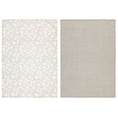 KÖÖGIRÄTIKUD BLOOM 624254 50X70 2TK BEEZ/VALGE