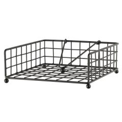 SALVRÄTIKUHOIDJA GRID 632279 MUST/METALL