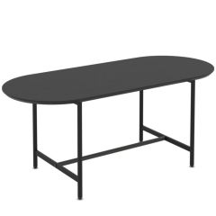 DIIVANILAUD TF19MLSBLM1 Roy 105 Coffee Table (Senkron Black-Black)