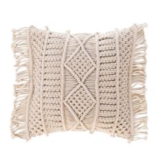 DEK.PADI LUKUGA MACRAME 1609955 40x40CM BEEŽ