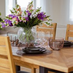 Vaas CRACK BOWL H10cm, mõraline klaas