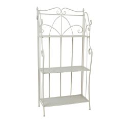 Riiul SANDY 60x32xH125cm, antiikvalge