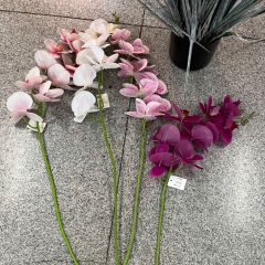 Kunstlill FLOWERLY H74cm, krüsanteem, mi