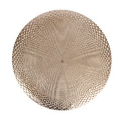 Lauamatt BUBBLES D38cm, kuld