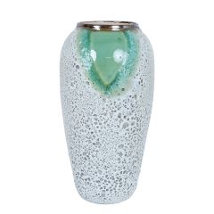 Põrandavaas TITAN STONE H32cm, roheline/