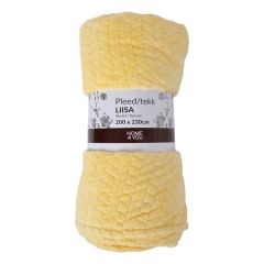 Pleed LIISA XL, 200x230cm, kollane