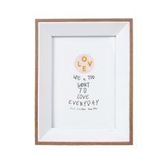 Pildiraam DECOR, 13x18cm, valge/puit