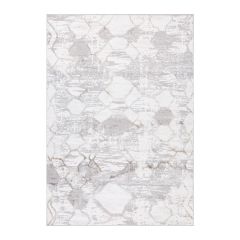 Vaip SALAMANCA-3, 133x190cm, hõbe/valge